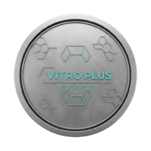 Icône argentée de l'offre Vitro Plus pour la création de sites web professionnels multi-pages